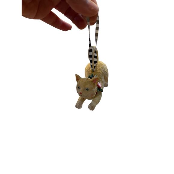 Kurt Adler Mary Engelbreit Cat Ornament Christmas Collection Santa’s World - Picture 4 of 4